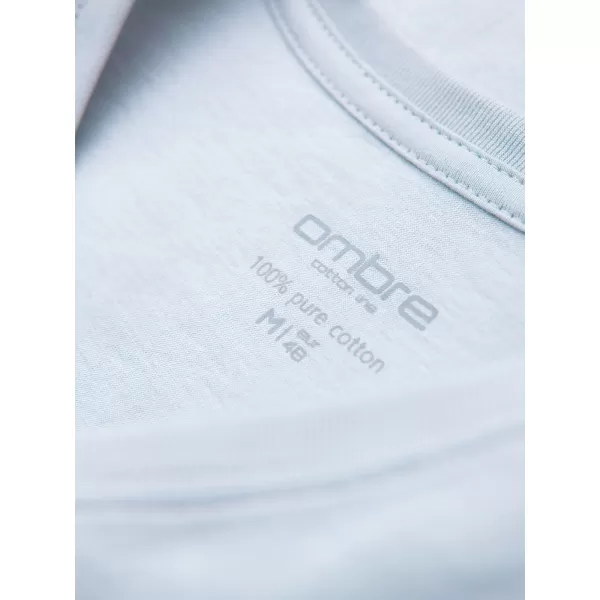  Cămaşă OMBRE OM-TSBS-0237 GRI DESCHIS 