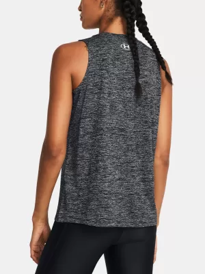 Maieu de damă UNDER ARMOUR TECH TANK TWIST 1383656-001 NEGRU