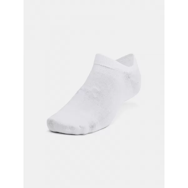  Șosete UNDER ARMOUR ESSENTIAL NO SHOW (6 PÁRŮ) 1382611-100 ALB 