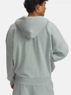 Hanorac pentru bărbați UNDER ARMOUR ICON HWT FLEECE WASH FZ 6000651-348 VERDE