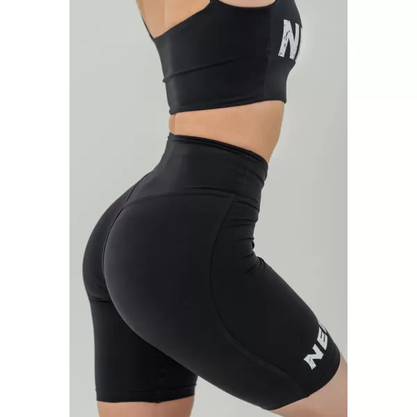  Pantaloni scurți SNATCHED 614 BLACK Nebbia cu talie înaltă de 9 inci 