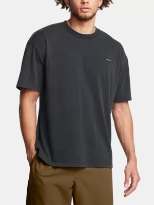 Tricou pentru bărbați UNDER ARMOUR M HW OS LOGO WASH SS 1389147-001 NEGRU