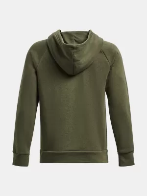 Hanorac pentru băiat UNDER ARMOUR RIVAL FLEECE HOODIE 1379792-390 VERDE