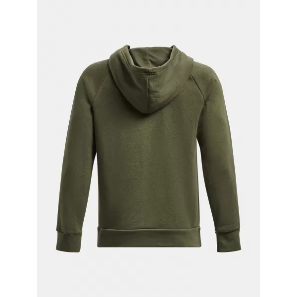  Hanorac pentru băiat UNDER ARMOUR RIVAL FLEECE HOODIE 1379792-390 VERDE 