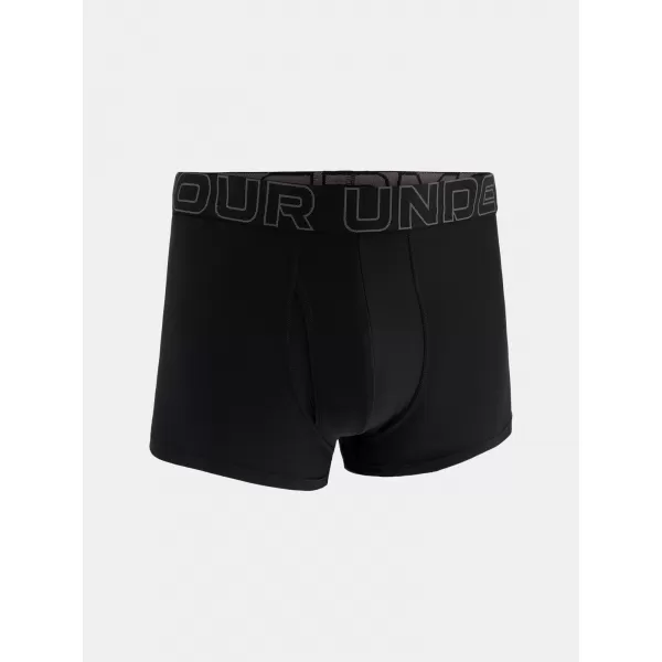  Boxeri pentru bărbați UNDER ARMOUR M PERF TECH 3IN (1KS) 1383877-001 NEGRU 