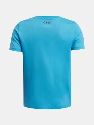 Tricou băieți UNDER ARMOUR B SPLIT BIG LOGO SS 1390003-452 ALBASTRU