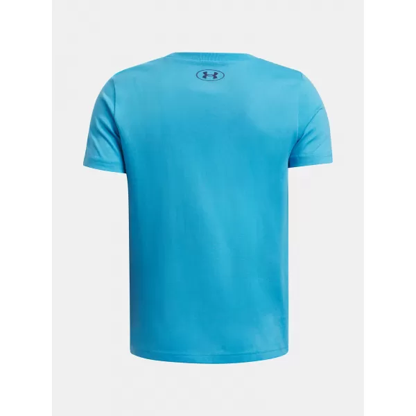  Tricou băieți UNDER ARMOUR B SPLIT BIG LOGO SS 1390003-452 ALBASTRU 