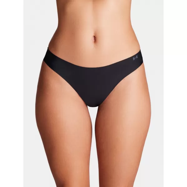  Tanga de dama UNDER ARMOUR PURE STRETCH NS TANGA 1383893-001 NEGRU 