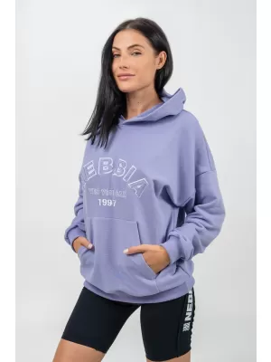 Hanorac oversize GYM RAT 256 LIGHT PURPLE Nebbia