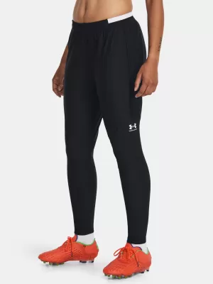 Pantaloni sport de damă UNDER ARMOUR WS CHALLENGER PRO PANT 1380509-001 NEGRU