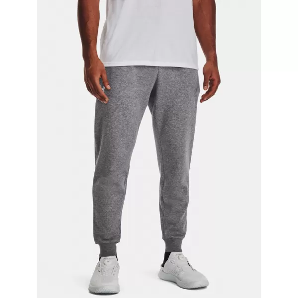  Pantaloni de trening pentru bărbați UNDER ARMOUR RIVAL FLEECE JOGGERS 1379774-025 GRI 