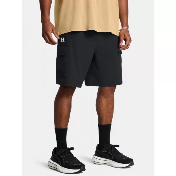  Pantaloni scurți pentru bărbați UNDER ARMOUR VIBE WOVEN CARGO SHORT 1386560-001 NEGRU 