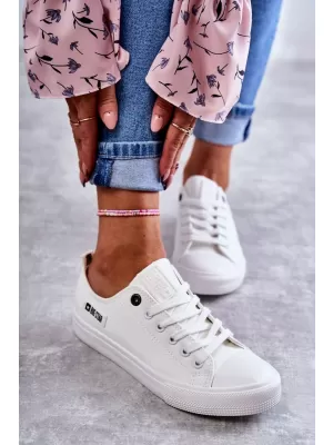 Pantofi de damă BIG STAR KK274010 WHITE Pantofi Big Star