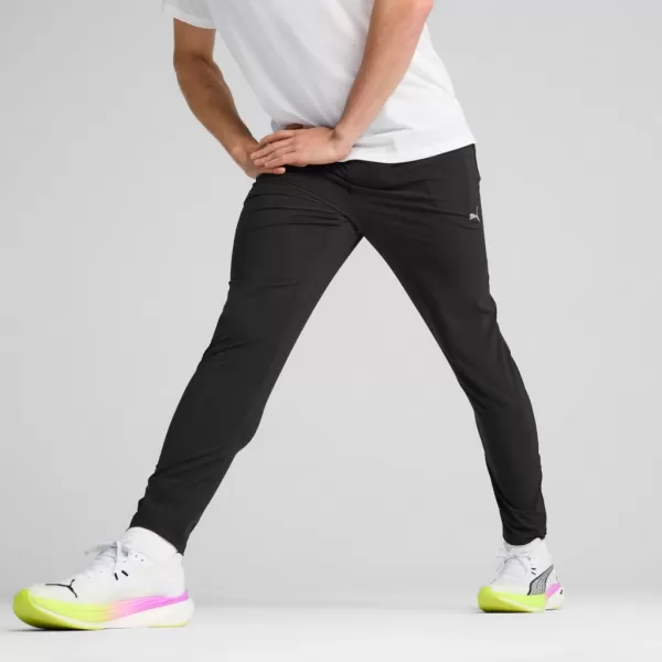  Pantaloni PUMA M RUN VELOCITY TAPERED PANT 526775-01 NEGRU 
