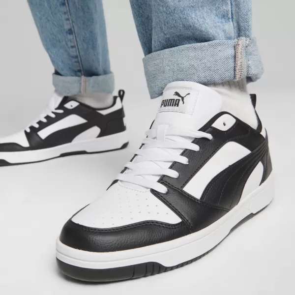  Cizme PUMA REBOUND V6 LOW 392328-01 ALB 