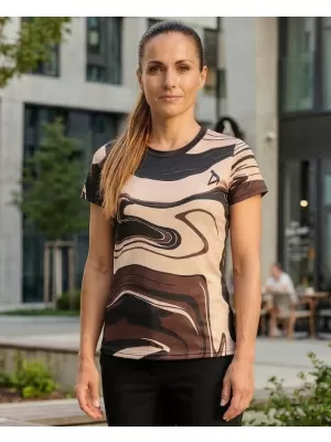 Tricou funcțional premium pentru femei ALTISPORT VOJ/ALW099TR01 MARO