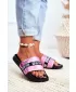 Papuci de moda dama BIG STAR GG274008 ROZ Pantofi Big Star