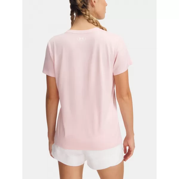  Tricou pentru femei UNDER ARMOUR TECH SSV- TWIST 1384227-647 ROZ 
