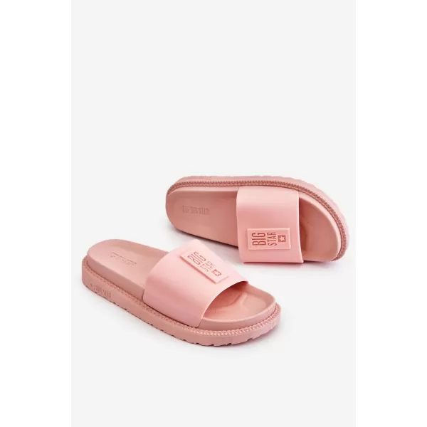  Papuci dama BIG STAR LL274425 ROZ Pantofi Big Star 