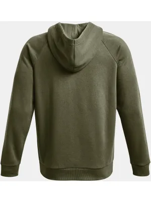 Hanorac pentru bărbați UNDER ARMOUR RIVAL FLEECE FZ HOODIE 1379767-390 VERDE