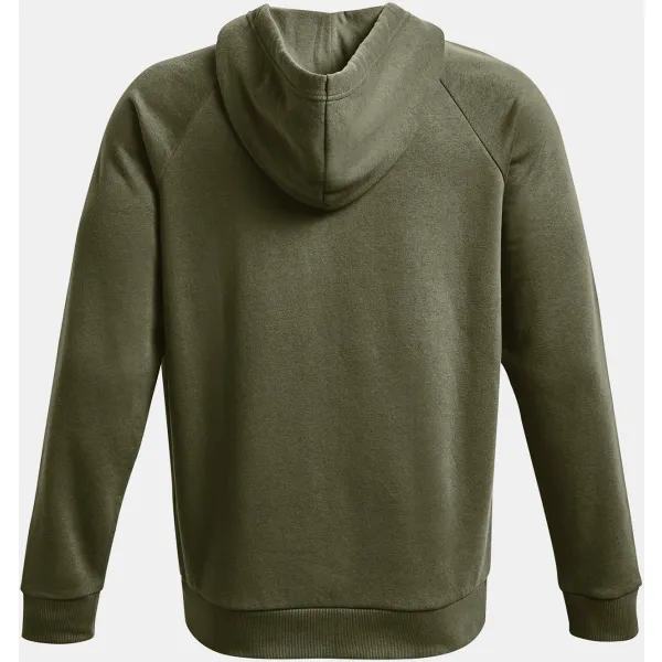  Hanorac pentru bărbați UNDER ARMOUR RIVAL FLEECE FZ HOODIE 1379767-390 VERDE 