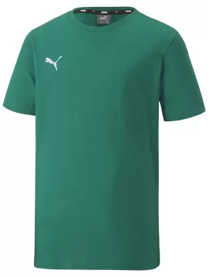 T -thirt PUMA TEAMGOAL 23 CASUALS TEE JR 656709_05 PEPPER VERDE