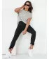 Pantalonii pentru doamne DSTREET FAROL UY1906 NEGRU
