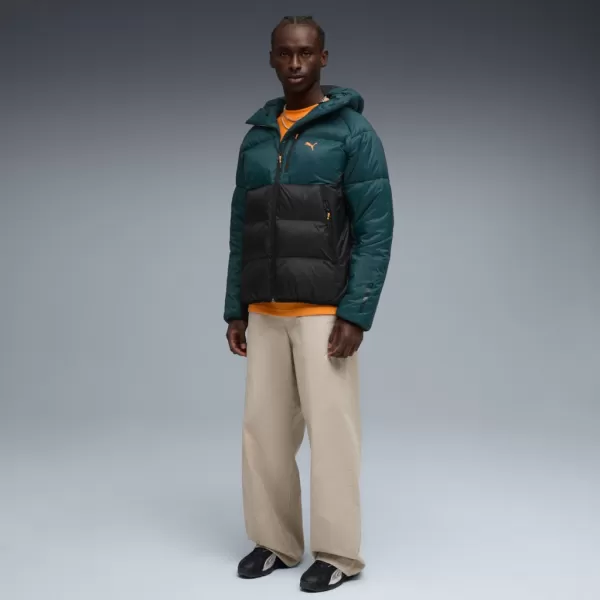  Jachetă pentru bărbați PUMA TECH PRIMALOFT PUFFER JACKET 632165-75 VERDE 