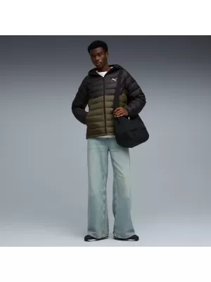 Jachetă pentru bărbați PUMA PACKLITE HOODED DOWN JACKET 685221-70 VERDE
