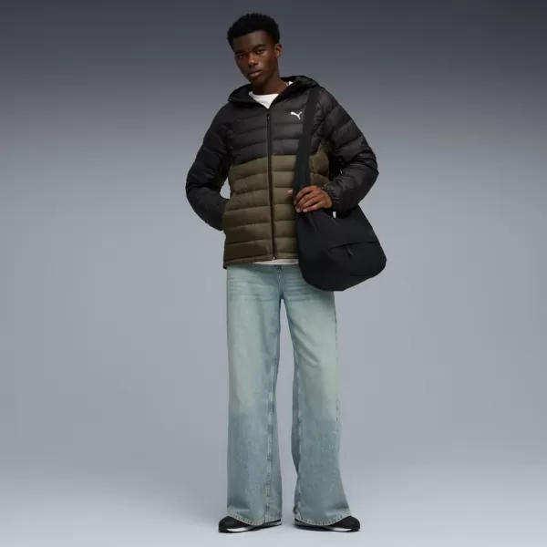  Jachetă pentru bărbați PUMA PACKLITE HOODED DOWN JACKET 685221-70 VERDE 