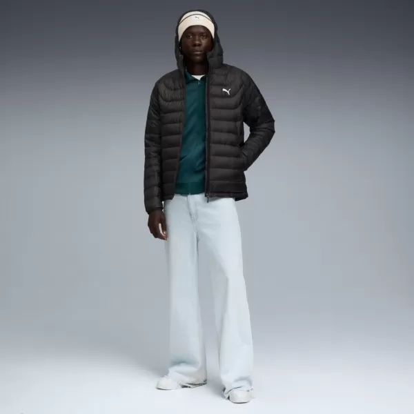 Jachetă pentru bărbați PUMA PACKLITE HOODED DOWN JACKET 685221-01 NEGRU 