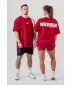 Tricou supradimensionat GYM ESSENTIALS 381 DARK RED Nebbia