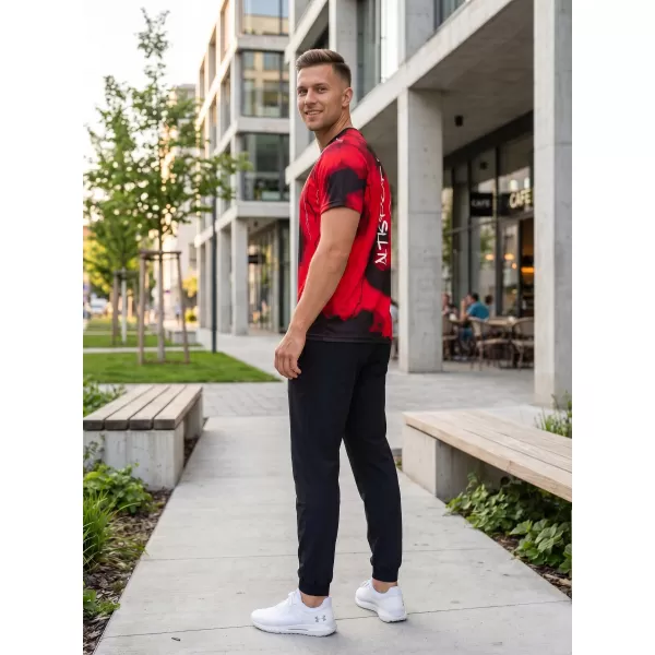  Premium funcțional pentru bărbați ALTISPORT VOJ/ALM113TR01 ROŞU 