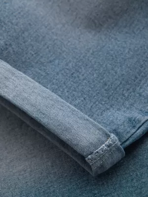 Pantaloni scurţi OMBRE OM-SRDS-0164 ALBASTRU DESCHIS