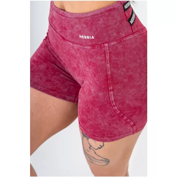  Pantaloni scurți spălați cu talie înaltă HERITAGE 780 RED Nebbia 