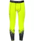Jambiere sport lungi premium pentru bărbați ALTISPORT VOJ/ALM109LEG01 GALBEN FLUO