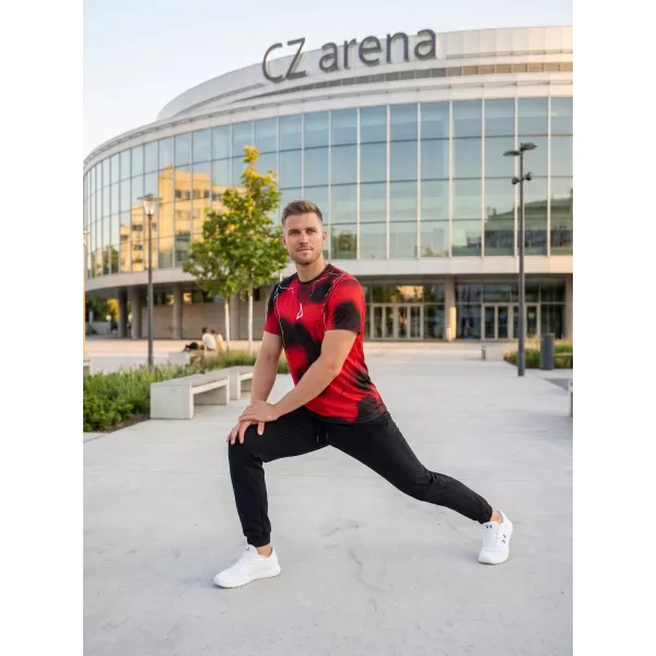  Premium funcțional pentru bărbați ALTISPORT VOJ/ALM113TR01 ROŞU 