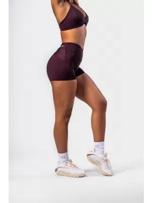 Pantaloni scurți modelați cu talie în formă de V STRONG BEAUTY 428 DARK RED Nebbia