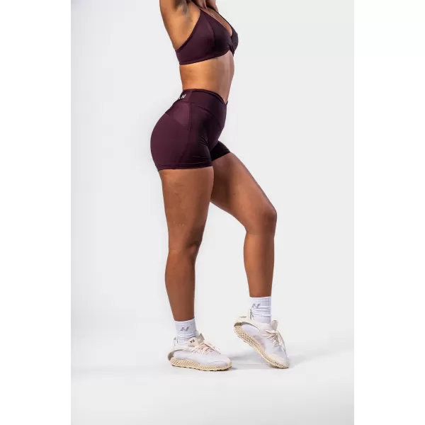  Pantaloni scurți modelați cu talie în formă de V STRONG BEAUTY 428 DARK RED Nebbia 