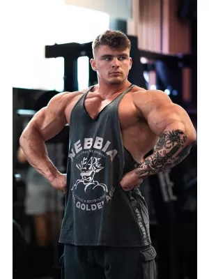 Lărgiș spate muscular spalat GOLDEN AGE 791 BLACK Nebbia