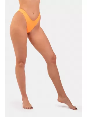Bikini portocaliu în formă de V - fund înalt 455 ORANGE Nebbia