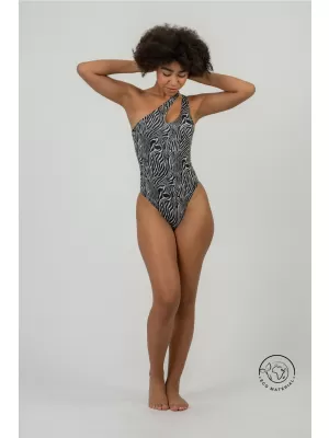 FORTALEZA Monokini - zebra 735 ALB Nebbia