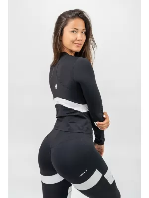 Top negru cu maneci lungi TRUE HERO 242 BLACK Nebbia