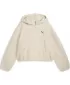 Panoul pentru doamne PUMA WARDROBE ESS OVERSIZED POLAR FLEECE HOODIE 632048-87 ALB