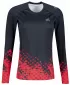 Tricou funcțional pentru femei cu mâneci lungi premium ALTISPORT VOJ/ALW109TR03 ROȘU-NEGRU