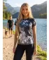 Tricou funcțional premium pentru femei ALTISPORT VOJ/ALW055TR01 ALB-NEGRU