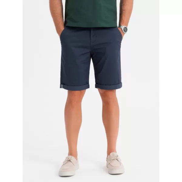  Pantaloni scurţi OMBRE OM-SRCS-0197 ALBASTRU MARIN 