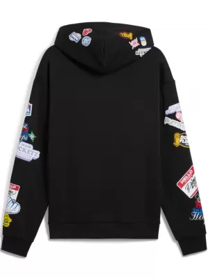 Panoul pentru bărbați PUMA HOOPERHOTLINE PULLOVER HOODIE 632827-02 NEGRU
