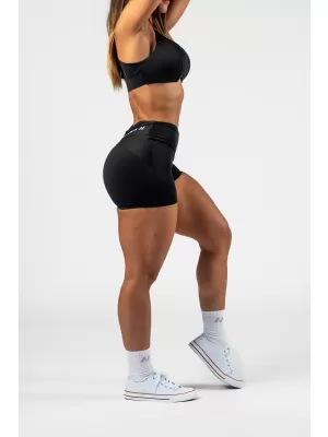 Pantaloni scurți modelați cu talie în formă de V STRONG BEAUTY 428 BLACK Nebbia