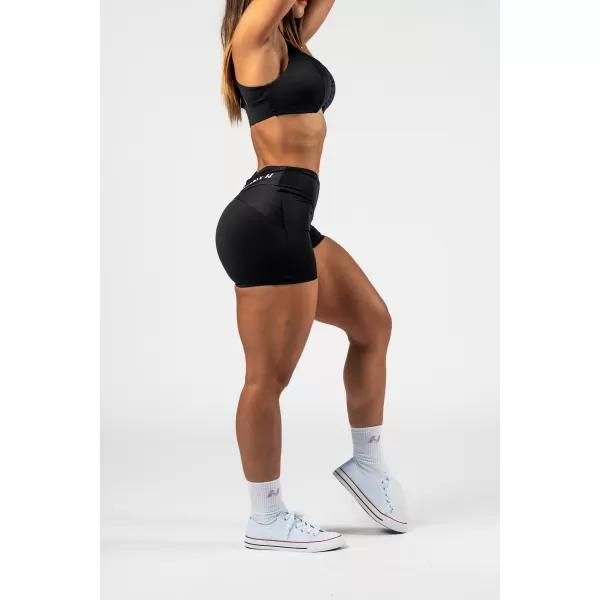  Pantaloni scurți modelați cu talie în formă de V STRONG BEAUTY 428 BLACK Nebbia 